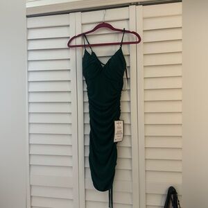 Dark Green Mini Dress